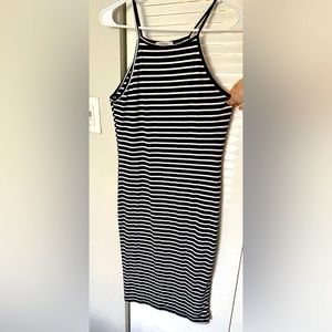 Tight striped dress